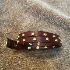 Brahmin Leather Studded Bracelet